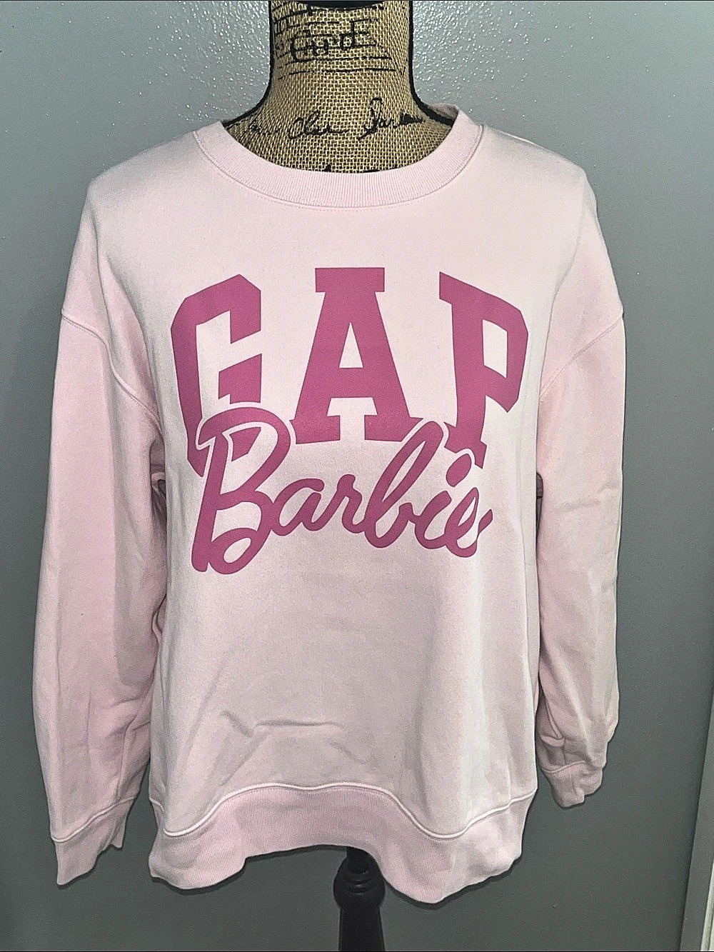 Gap x Barbie Logo Sweatshirt Pink